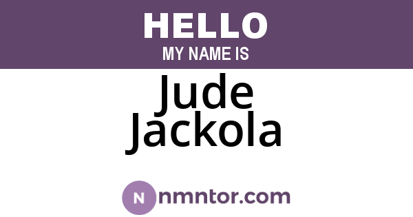 Jude Jackola