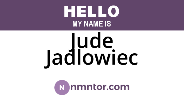 Jude Jadlowiec