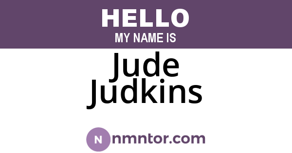 Jude Judkins