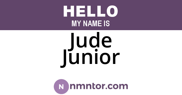 Jude Junior