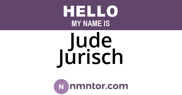 Jude Jurisch