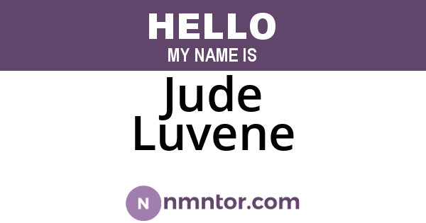 Jude Luvene