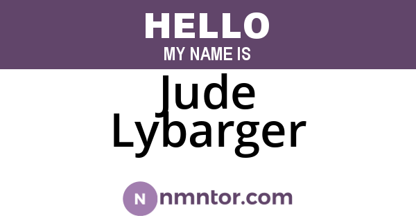 Jude Lybarger