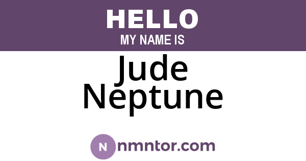 Jude Neptune