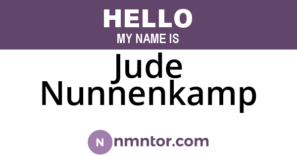 Jude Nunnenkamp