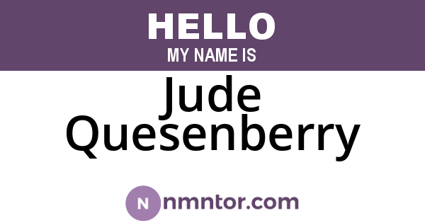 Jude Quesenberry