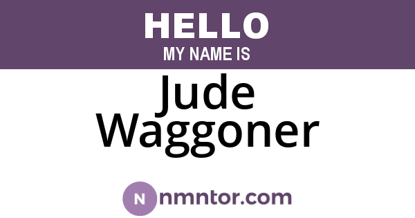 Jude Waggoner