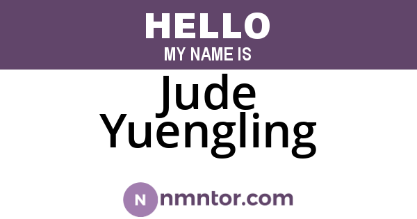 Jude Yuengling
