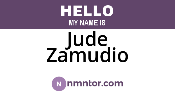 Jude Zamudio