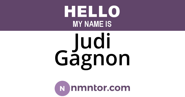 Judi Gagnon