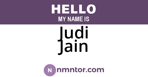 Judi Jain