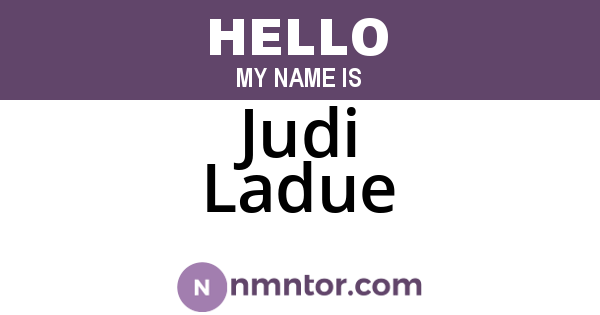 Judi Ladue