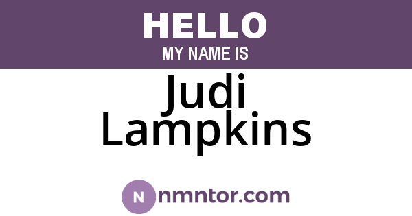 Judi Lampkins