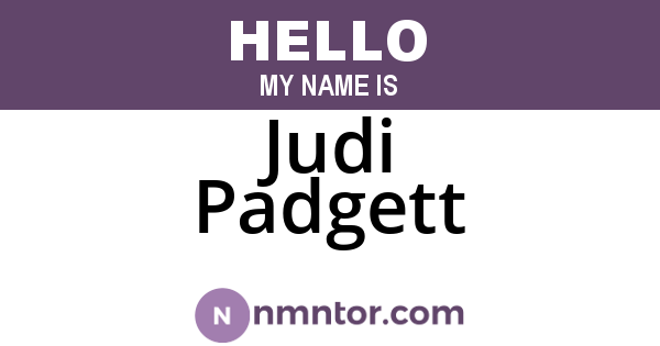 Judi Padgett