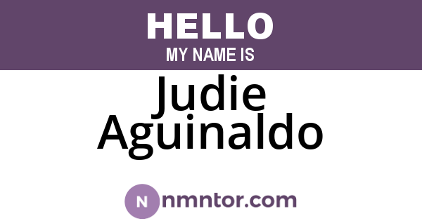 Judie Aguinaldo