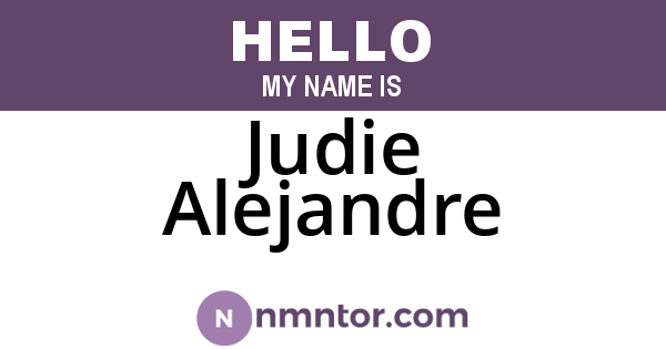 Judie Alejandre