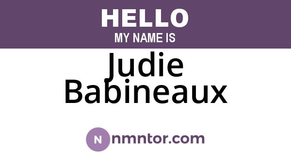 Judie Babineaux
