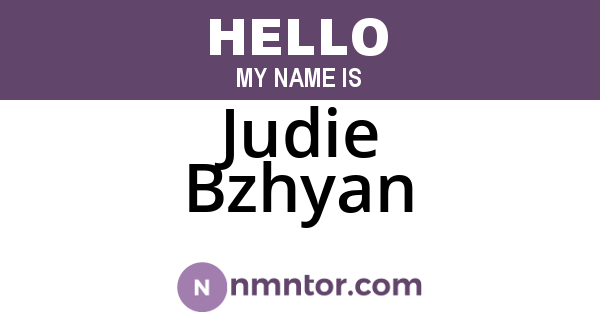 Judie Bzhyan