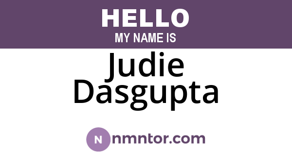 Judie Dasgupta