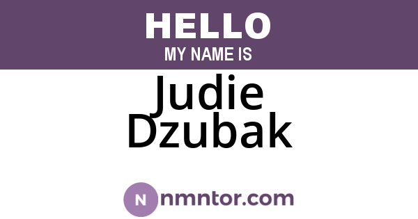 Judie Dzubak