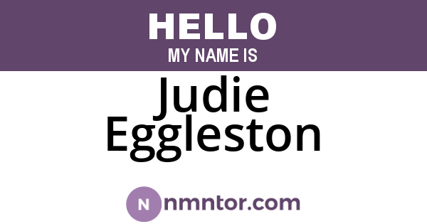 Judie Eggleston