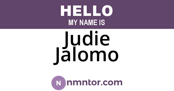 Judie Jalomo
