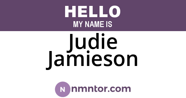 Judie Jamieson
