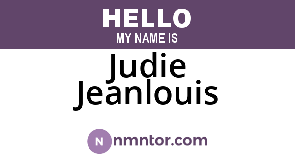 Judie Jeanlouis