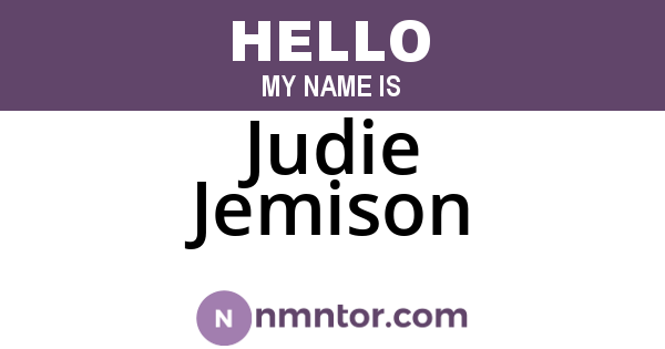 Judie Jemison
