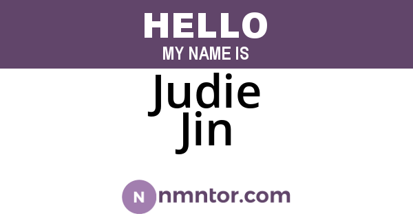Judie Jin