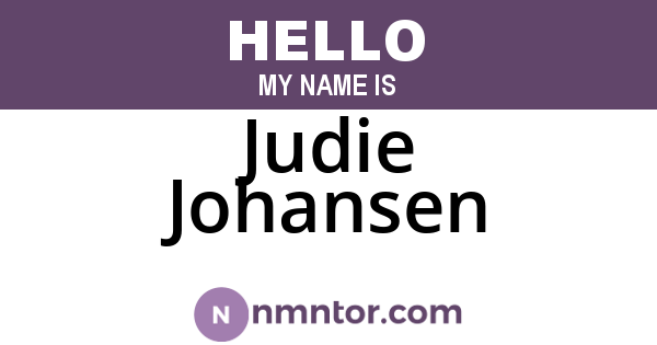 Judie Johansen