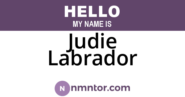 Judie Labrador