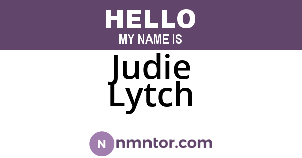 Judie Lytch