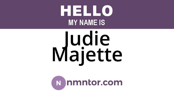 Judie Majette