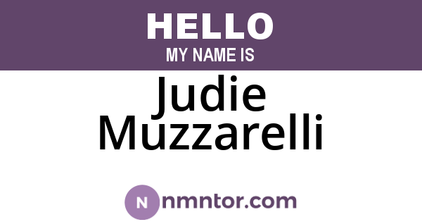 Judie Muzzarelli