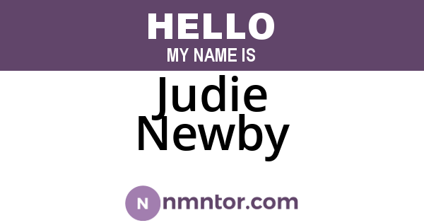 Judie Newby