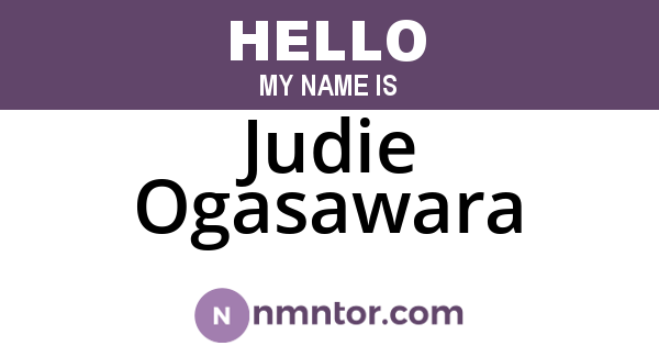 Judie Ogasawara