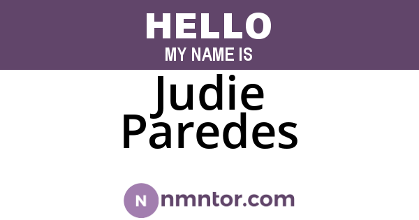 Judie Paredes