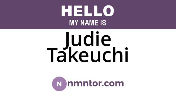 Judie Takeuchi