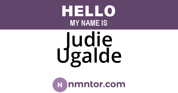 Judie Ugalde