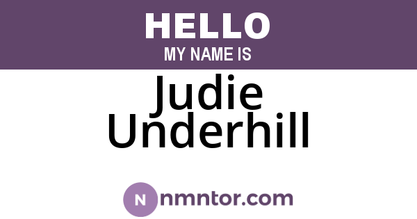 Judie Underhill