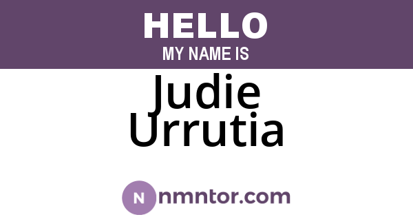 Judie Urrutia