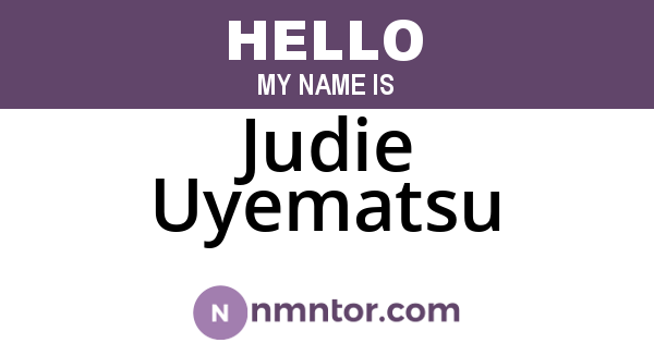 Judie Uyematsu