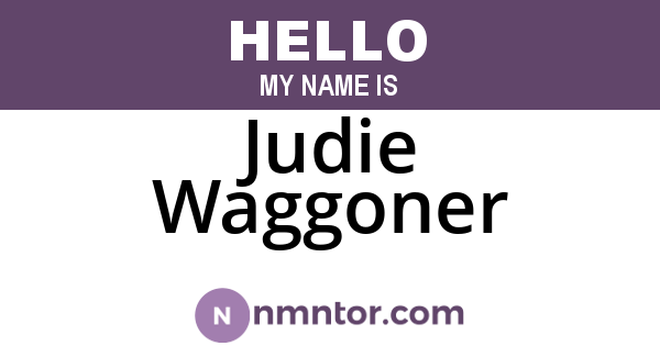 Judie Waggoner
