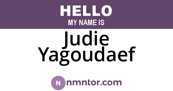 Judie Yagoudaef
