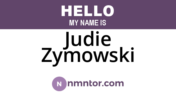 Judie Zymowski