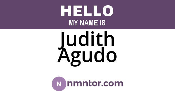 Judith Agudo