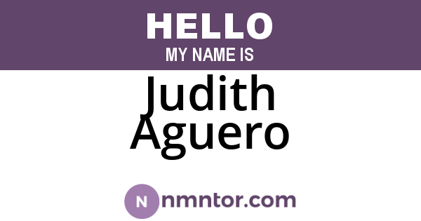Judith Aguero