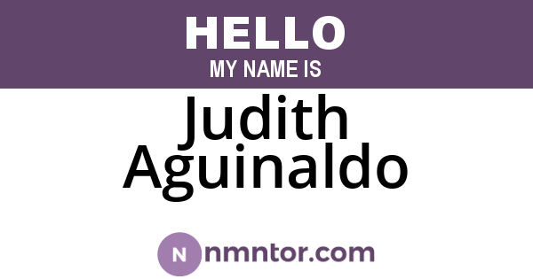 Judith Aguinaldo