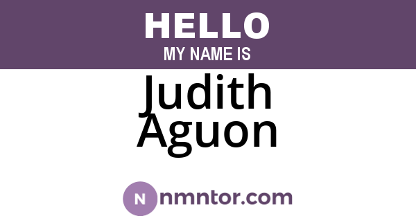 Judith Aguon